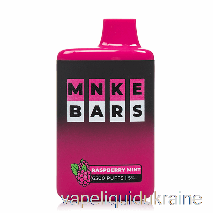 Vape Ukraine MNKE BARS 6500 Disposable Raspberry Mint